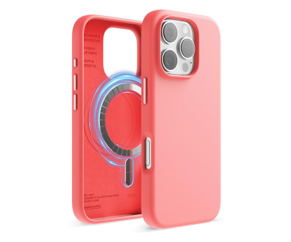 Etui do telefonów Elago Magnetic Silicone do iPhone 16 Pro Pink ES16MSSC63PRO-PK